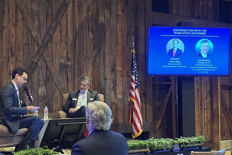 Jeb Hensarling-TXSE & Glenn Hame-Texas Association of Business
