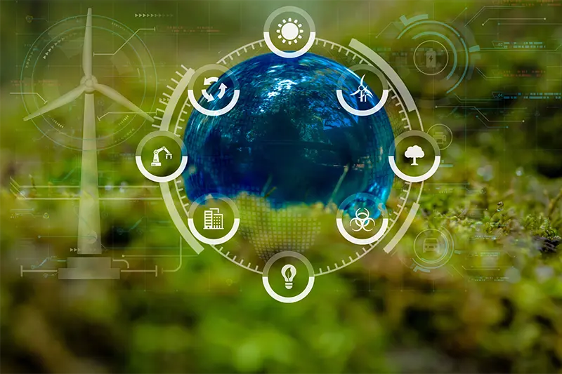 green information image