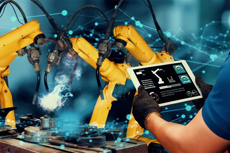 Robotic welding cell